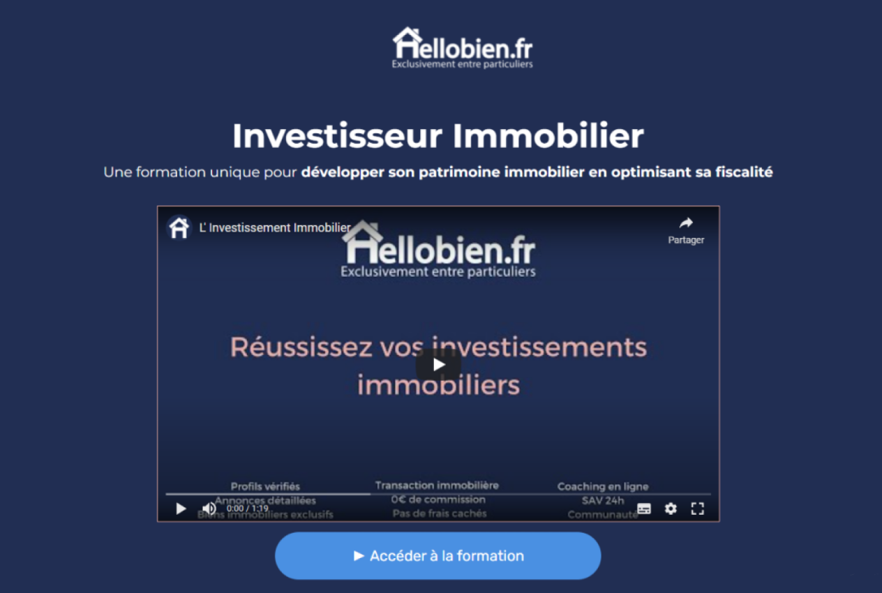 Hellobien.fr formation avis investisseur locatif